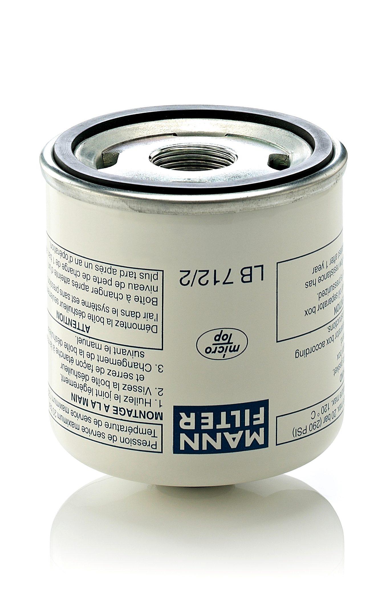 LB 712/2 - Basınçlı havayı yağdan arındırma -  MANN FILTER